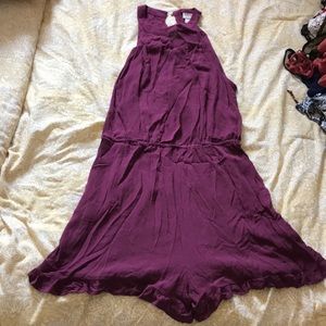 Burgundy Romper